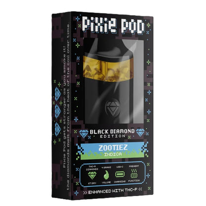 zootiez pixie pod black diamond thc-a 4g